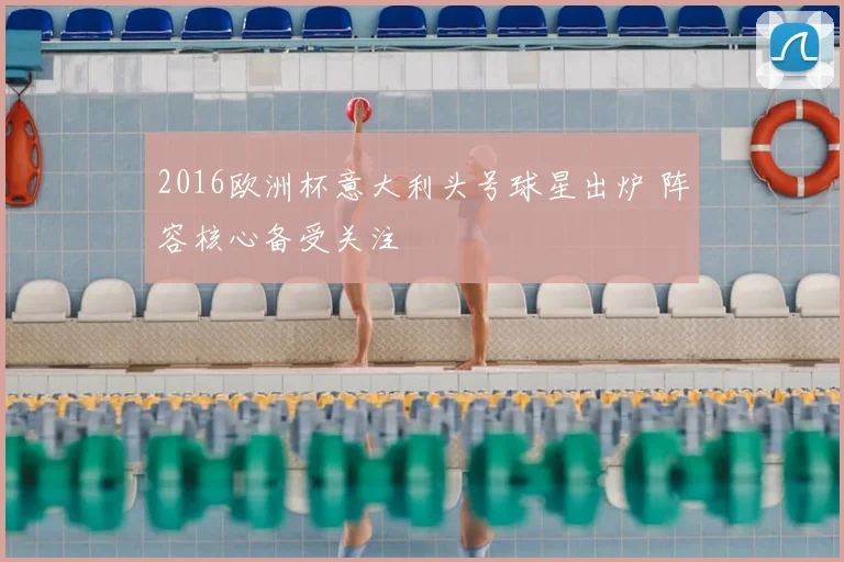 2016欧洲杯意大利头号球星出炉 阵容核心备受关注
